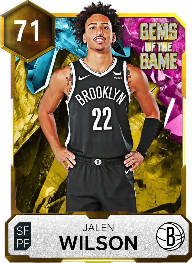 (GOLD) Jalen Wilson (71 OVR)