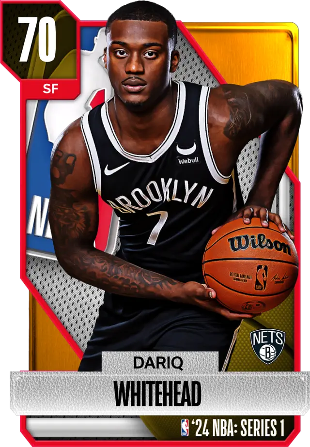 (GOLD) Dariq Whitehead (70 OVR)