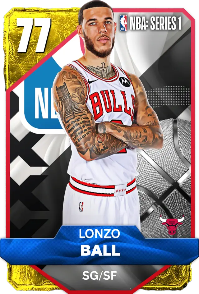 (GOLD) Lonzo Ball (77 OVR)