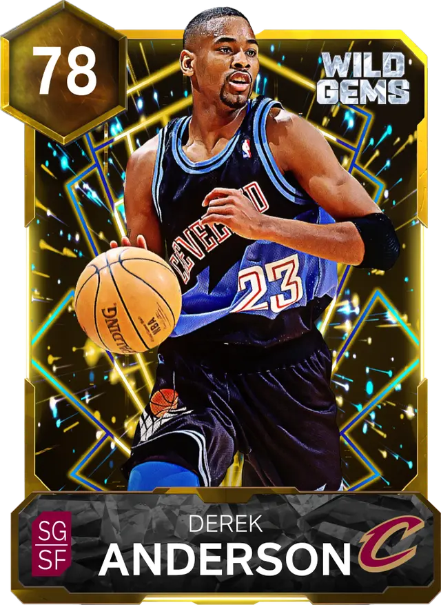 78 Derek Anderson | Gold Wild Gems