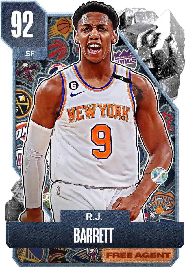 (FREEAGENT) R.J. Barrett (92 OVR)