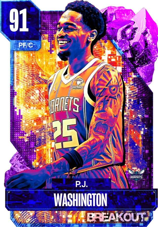 (AMETHYST) P.J. Washington (91 OVR)