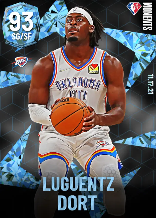 (DIAMOND) Luguentz Dort (93 OVR)