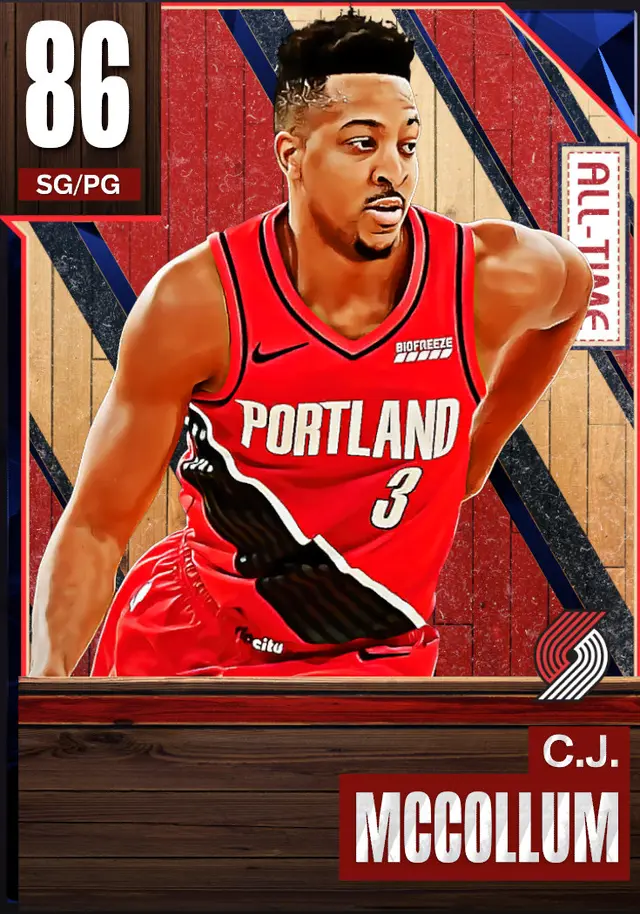 (SAPPHIRE) C.J. McCollum (86 OVR)