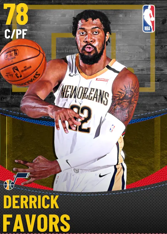 (GOLD) Derrick Favors (78 OVR)