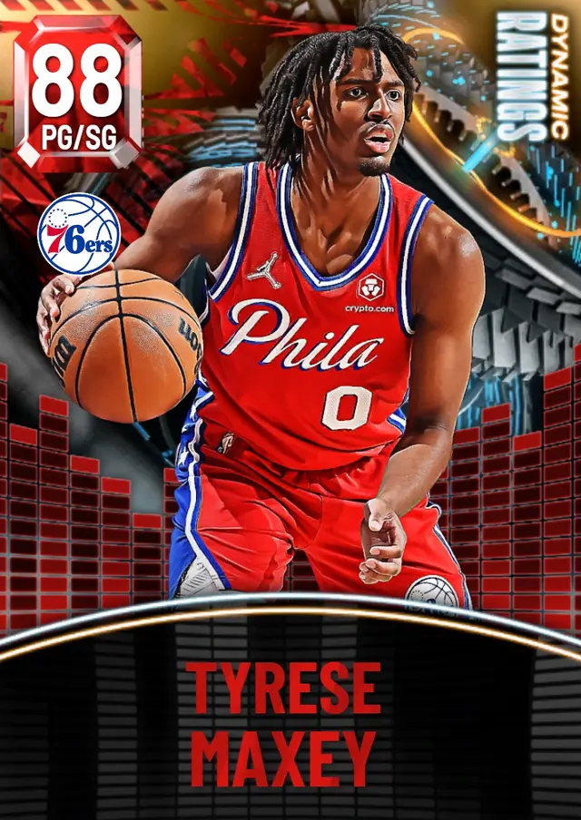 (RUBY) Tyrese Maxey (88 OVR)