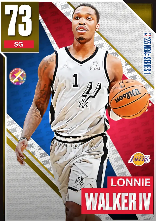 (GOLD) Lonnie Walker IV (73 OVR)
