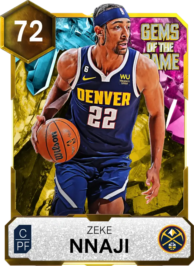 (GOLD) Zeke Nnaji (72 OVR)