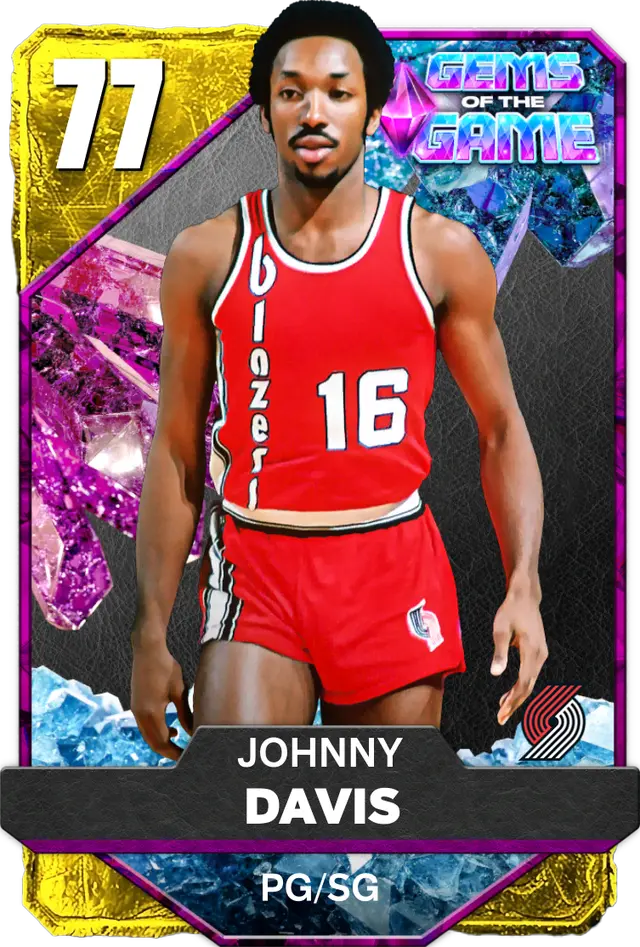 77 Johnny Davis | Gold Gems of the Game