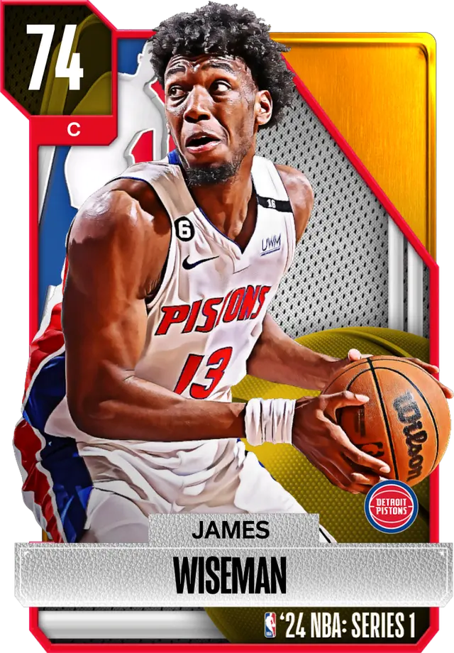 (GOLD) James Wiseman (74 OVR)