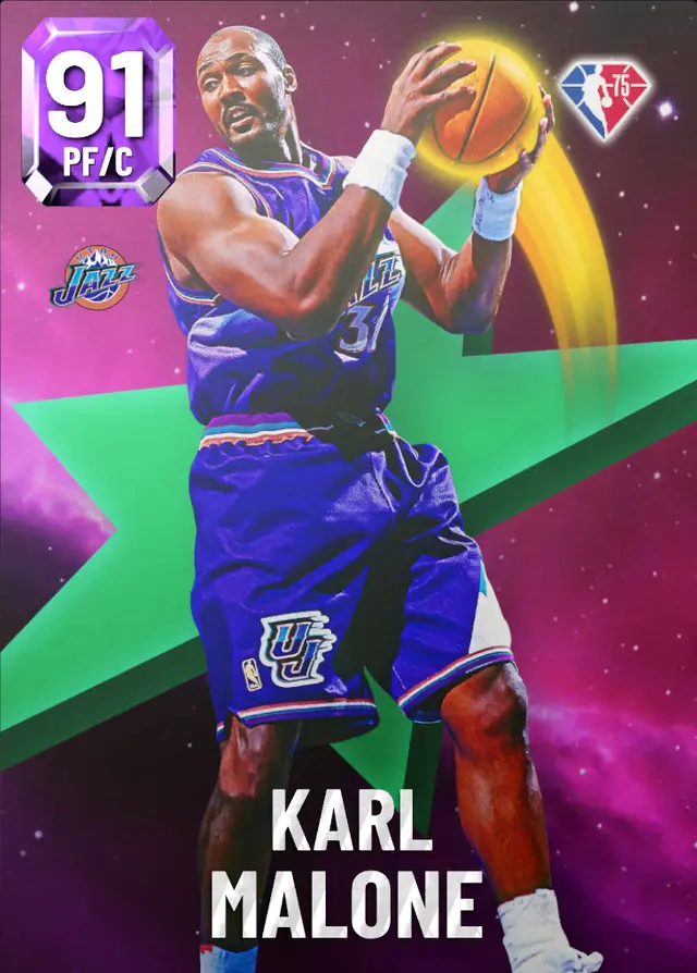 (AMETHYST) Karl Malone (91 OVR)