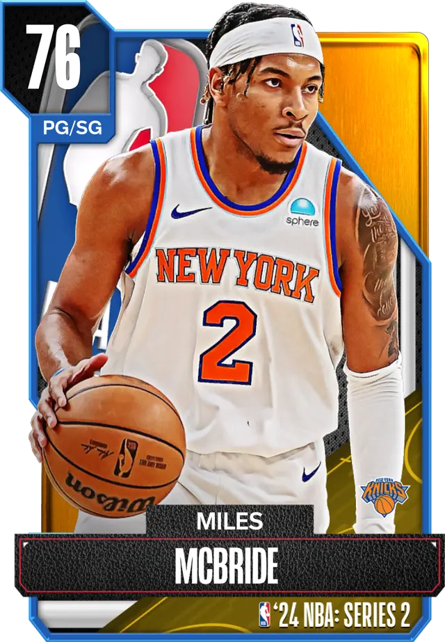 (GOLD) Miles McBride (76 OVR)