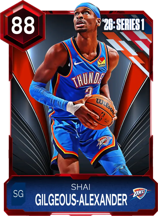 (RUBY) Shai Gilgeous-Alexander (88 OVR)