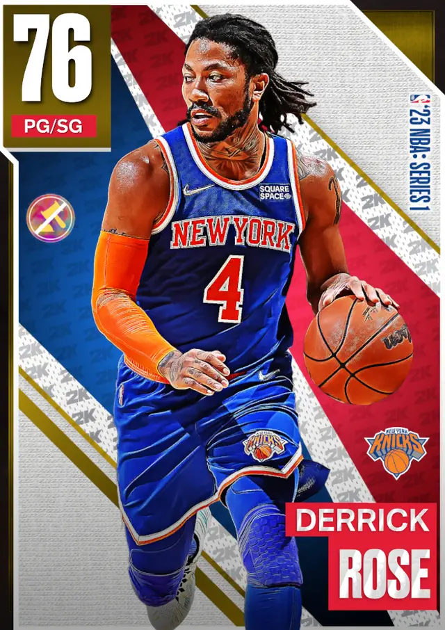 (GOLD) Derrick Rose (76 OVR)