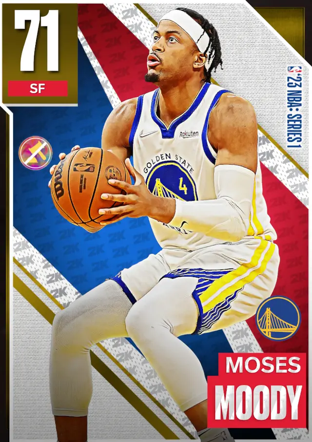(GOLD) Moses Moody (71 OVR)