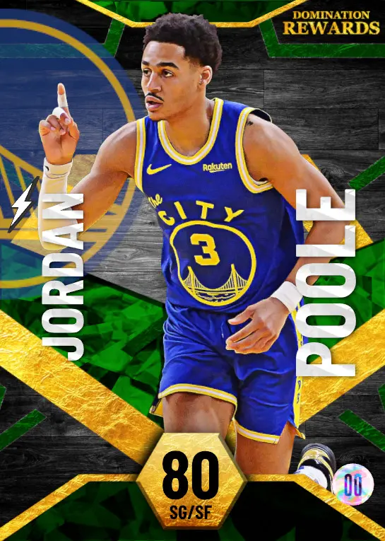 (EMERALD) Jordan Poole (80 OVR)