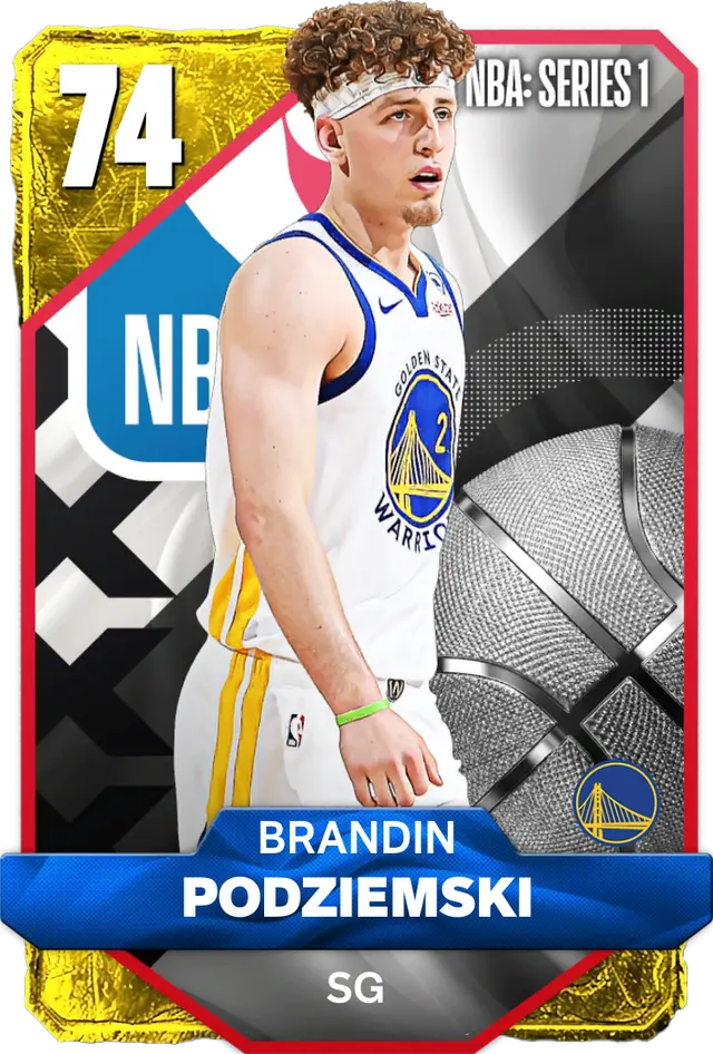 (GOLD) Brandin Podziemski (74 OVR)