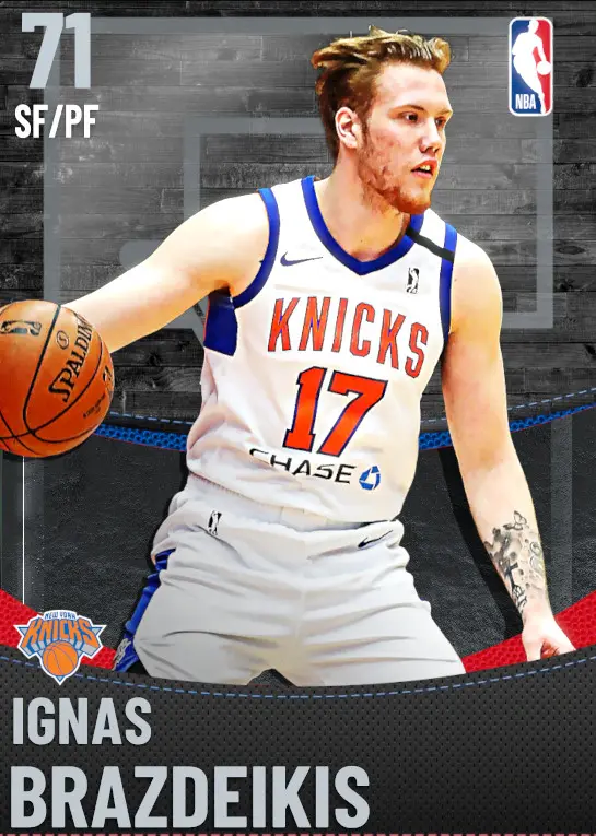 (SILVER) Ignas Brazdeikis (71 OVR)