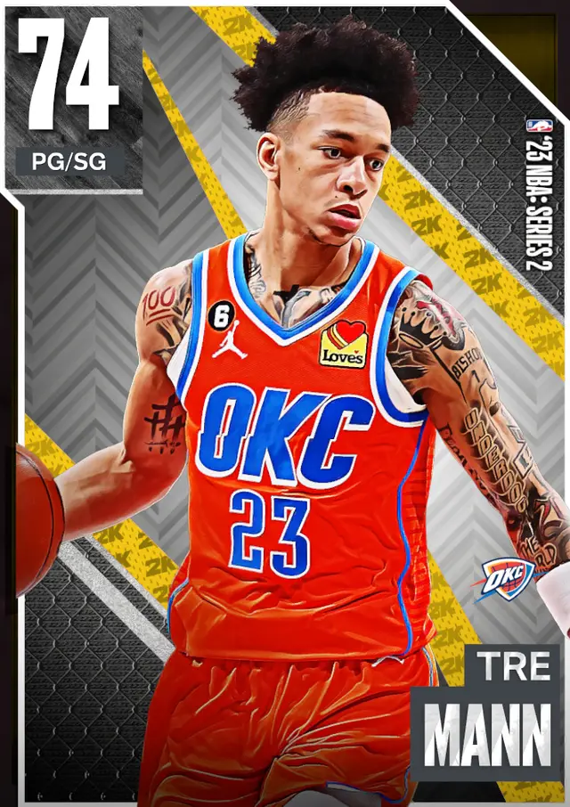 (GOLD) Tre Mann (74 OVR)