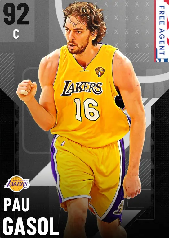 (FREEAGENT) Pau Gasol (92 OVR)