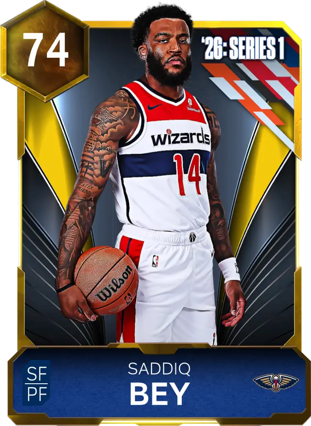 (GOLD) Saddiq Bey (74 OVR)