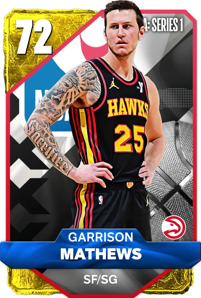 (GOLD) Garrison Mathews (72 OVR)