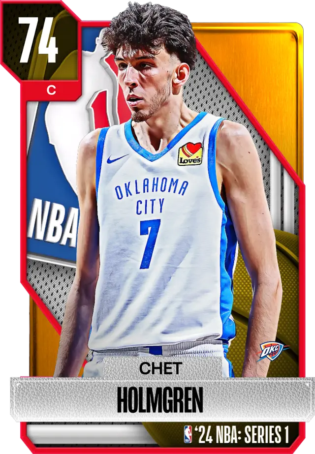 (GOLD) Chet Holmgren (74 OVR)