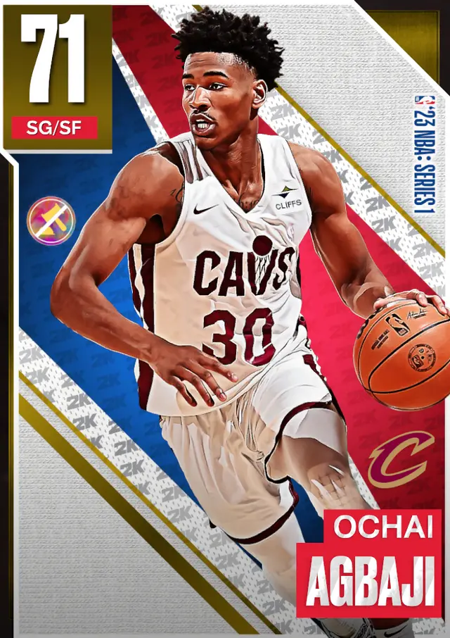 (GOLD) Ochai Agbaji (71 OVR)