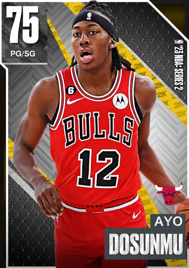 (GOLD) Ayo Dosunmu (75 OVR)