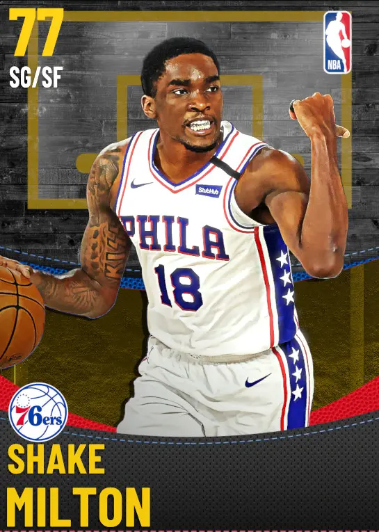 (GOLD) Shake Milton (77 OVR)