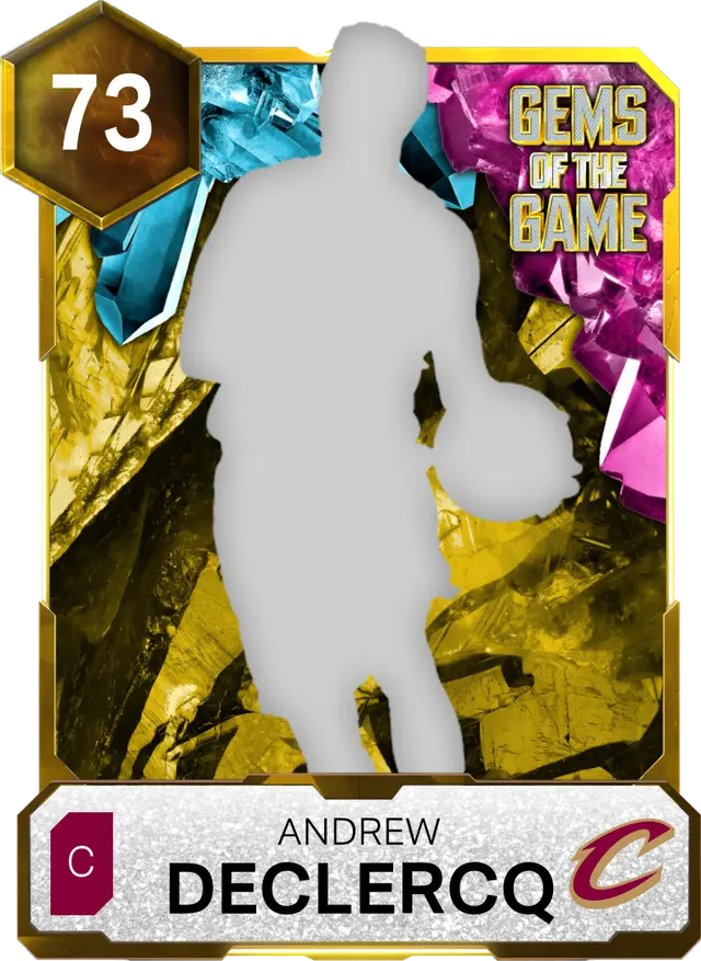 (GOLD) Andrew DeClercq (73 OVR)