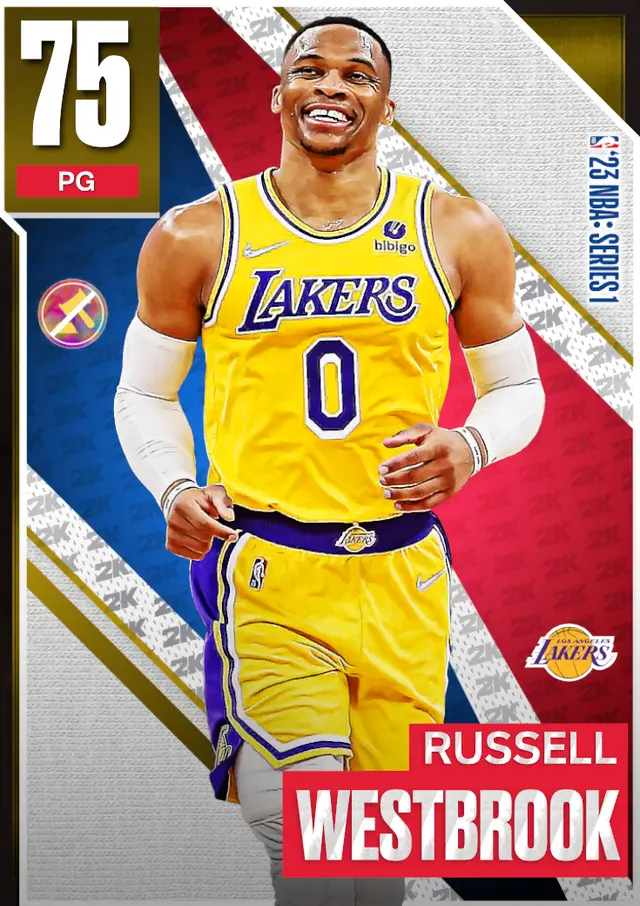 (GOLD) Russell Westbrook (75 OVR)