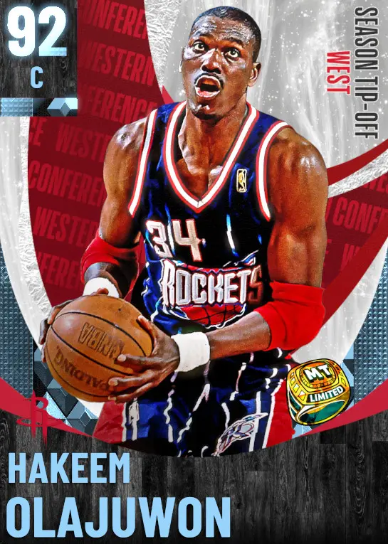 (DIAMOND) Hakeem Olajuwon (92 OVR)