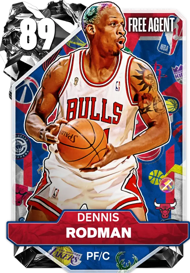 (FREEAGENT) Dennis Rodman (89 OVR)