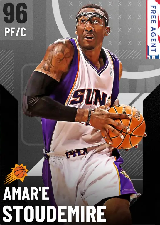 (FREEAGENT) Amar'e Stoudemire (96 OVR)
