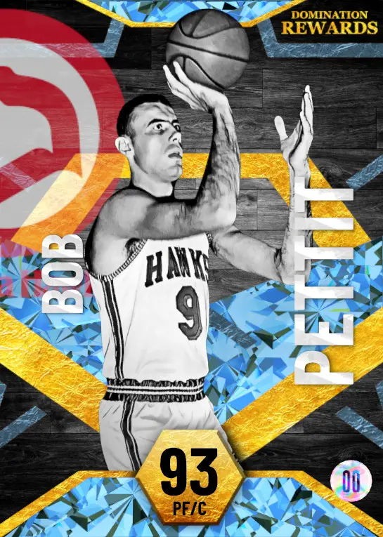 (DIAMOND) Bob Pettit (93 OVR)