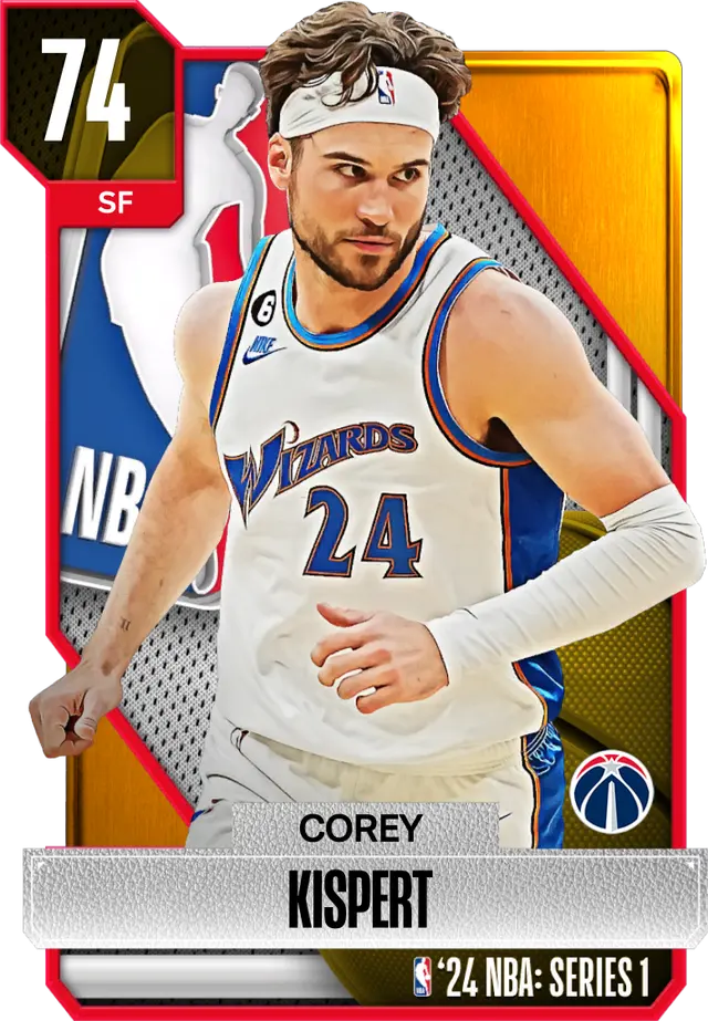 (GOLD) Corey Kispert (74 OVR)