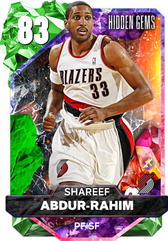 (EMERALD) Shareef Abdur-Rahim (83 OVR)