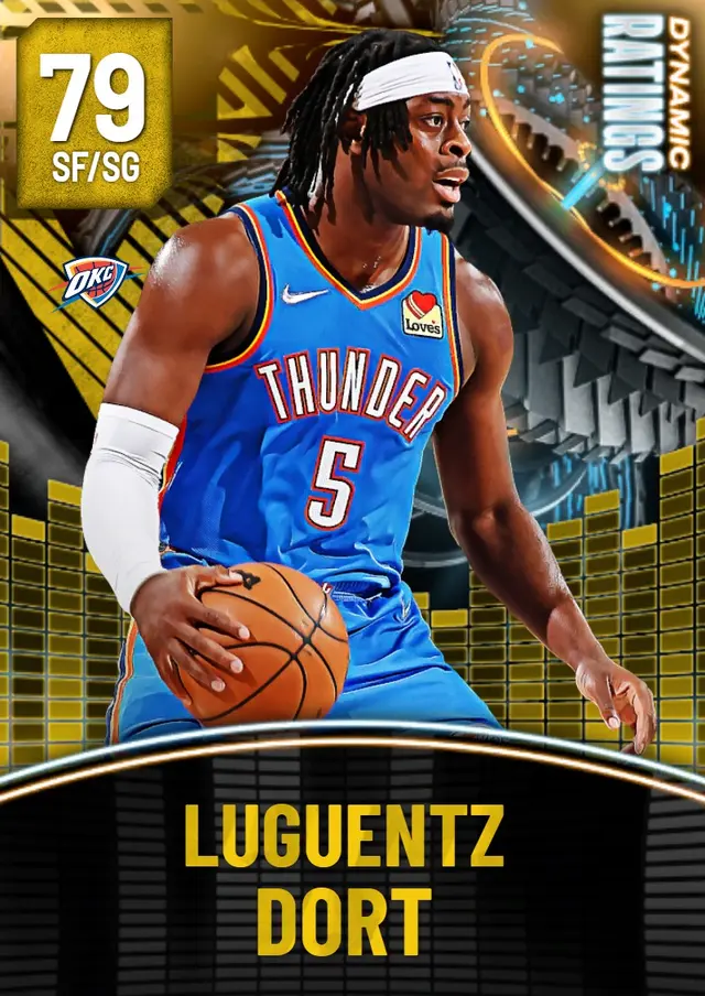 (GOLD) Luguentz Dort (79 OVR)