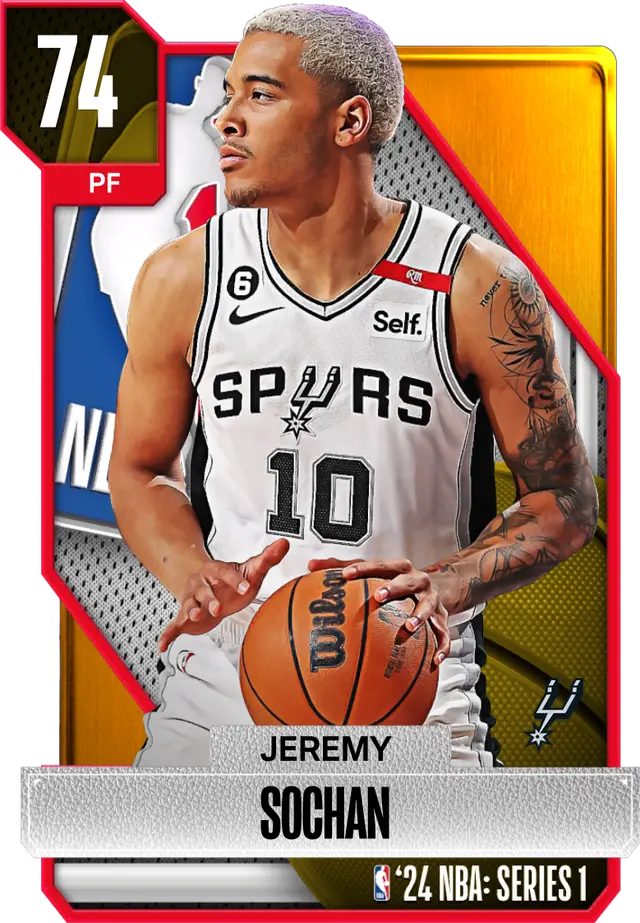 (GOLD) Jeremy Sochan (74 OVR)