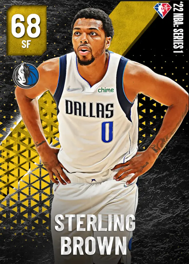(GOLD) Sterling Brown (68 OVR)