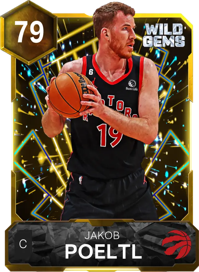 79 Jakob Poeltl | Gold Wild Gems