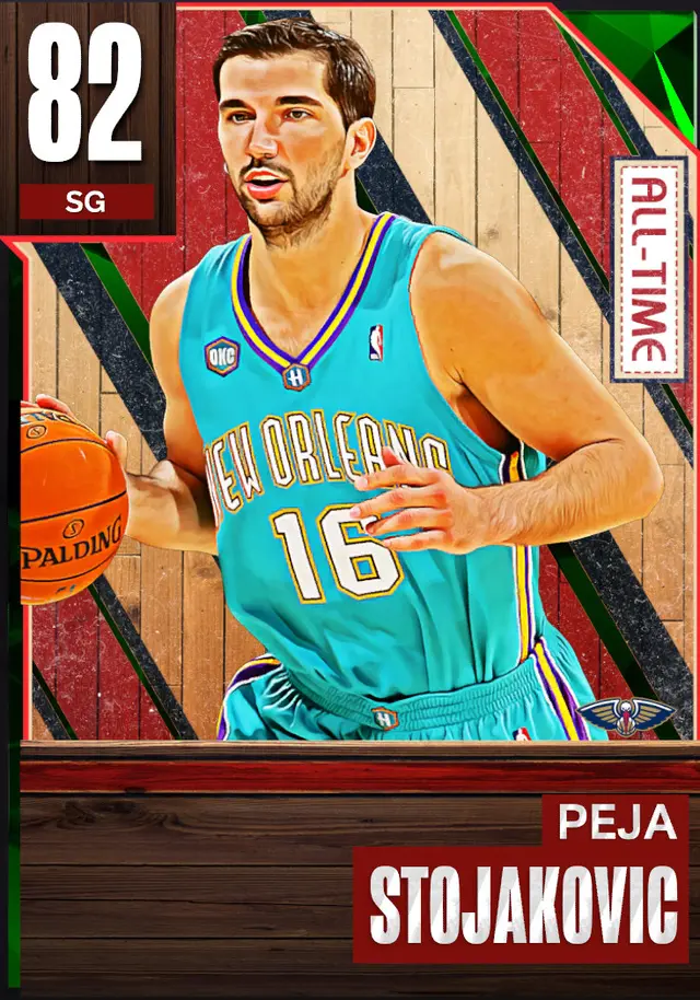 (EMERALD) Peja Stojakovic (82 OVR)
