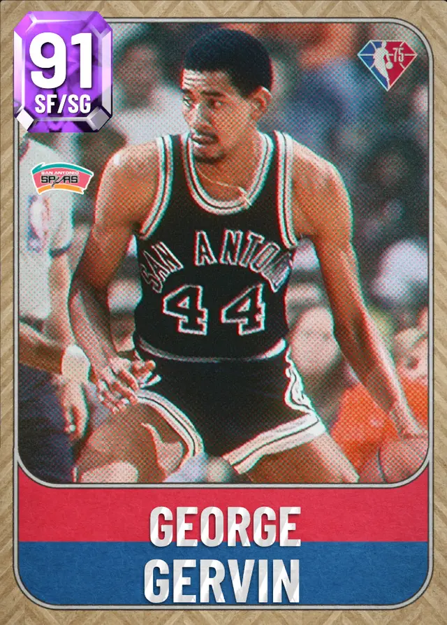 (AMETHYST) George Gervin (91 OVR)