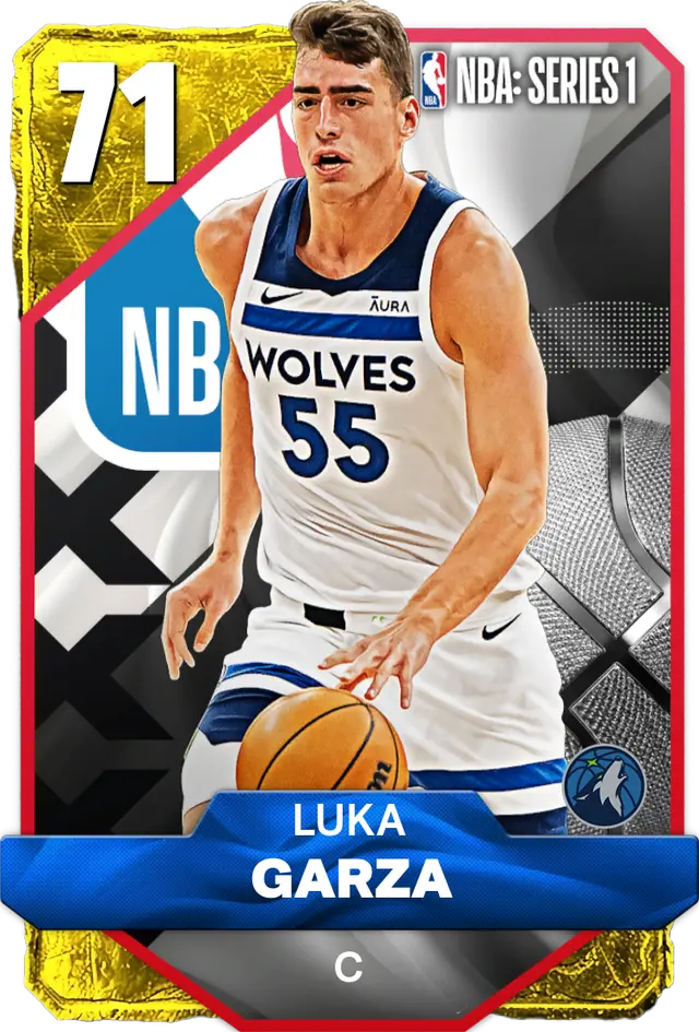 (GOLD) Luka Garza (71 OVR)