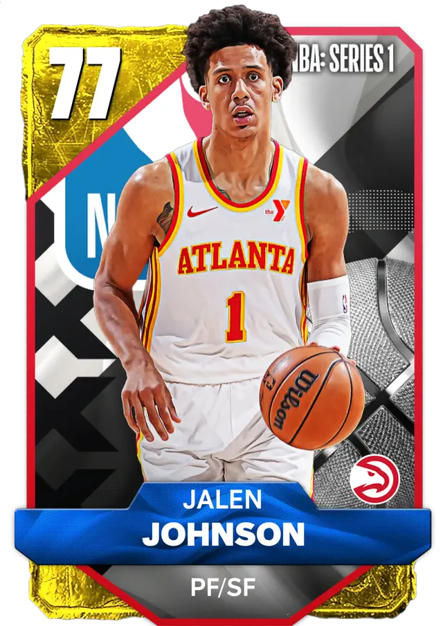 JALEN JOHNSON 「/25シリ」（Jalen Johnson 2024-25 Stats | StatMuse）