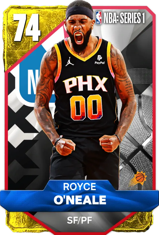 (GOLD) Royce O'Neale (74 OVR)
