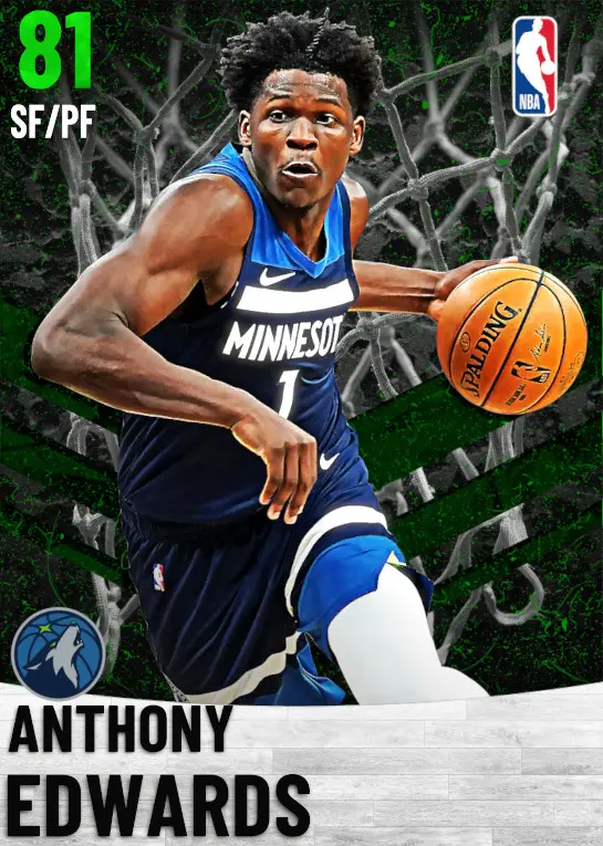 (EMERALD) Anthony Edwards (81 OVR)