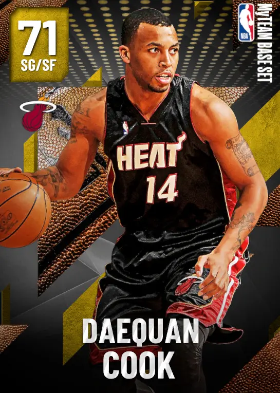 (GOLD) Daequan Cook (71 OVR)