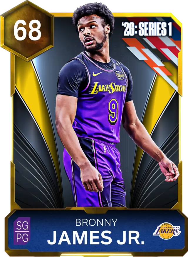 (GOLD) Bronny James Jr. (68 OVR)